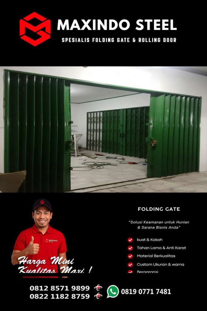 Folding Gate Jatinegara Jakarta Timur – Maxindo Steel